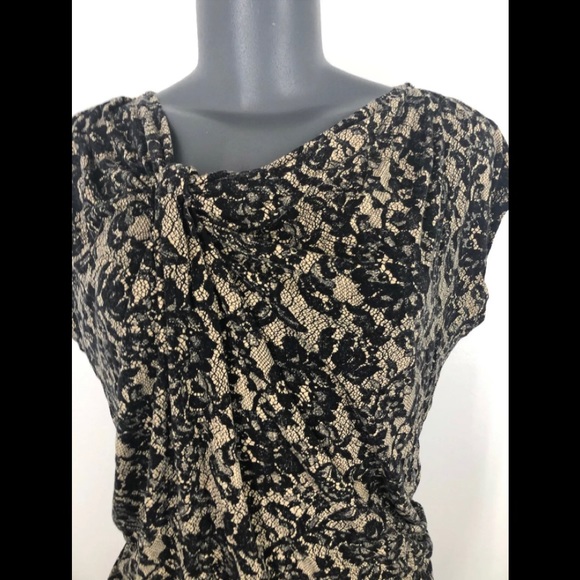 Michael Kors Twist Knot Floral Stretch Top - Picture 2 of 5